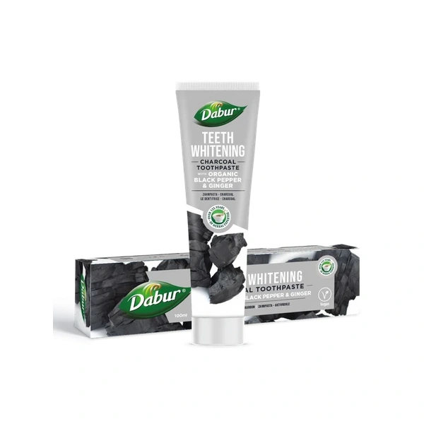 Dabur pasta do zębów wybielająca węglowa z pieprzem i imbirem 100 ml