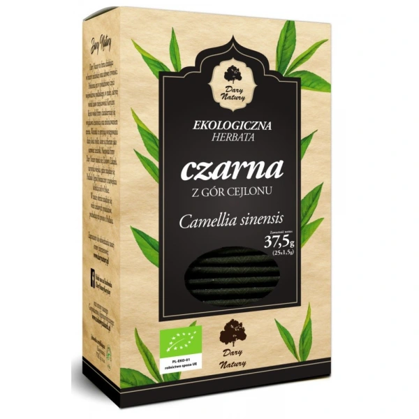Dary natury herbata czarna bio (25 x 1,5 g) 37,5 g
