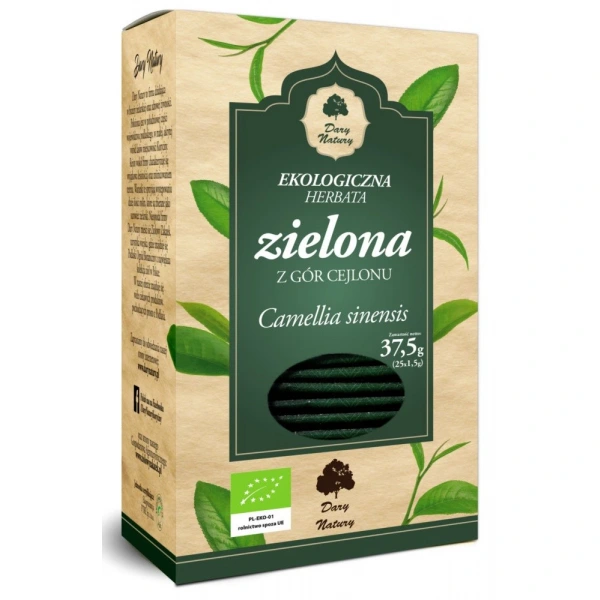 Dary natury herbata zielona bio (25 x 1,5 g) 37,5 g