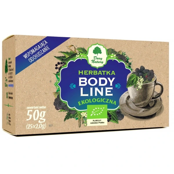 Dary natury herbatka body line bio (25 x 2 g) 50 g