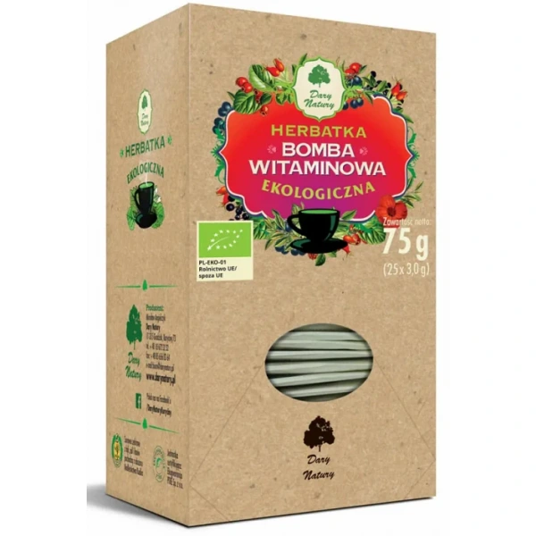 Dary natury herbatka bomba witaminowa bio (25 x 3 g) 75 g
