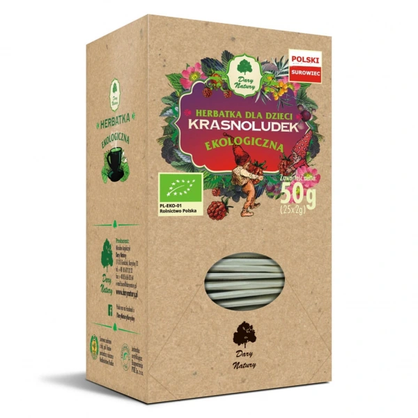 Dary natury herbatka dla dzieci krasnoludek bio (25 x 2 g) 50 g