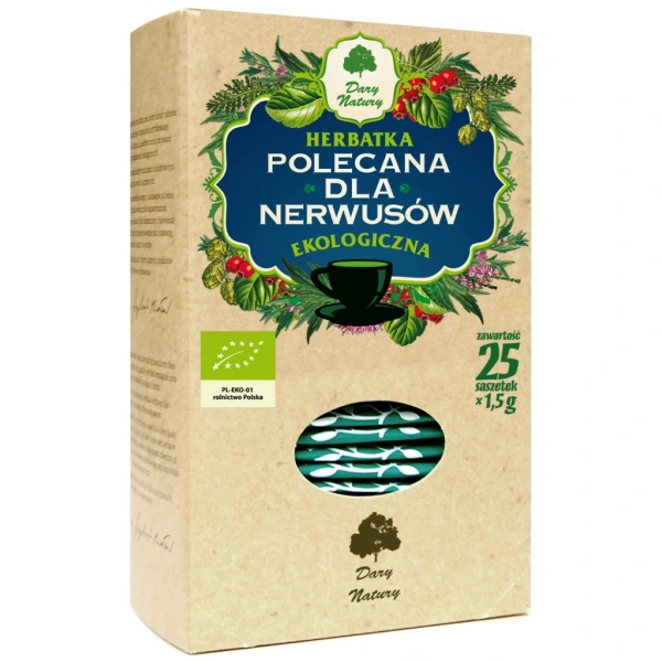 Dary natury herbatka dla nerwusów bio (25 x 1,5 g) 37,5 g