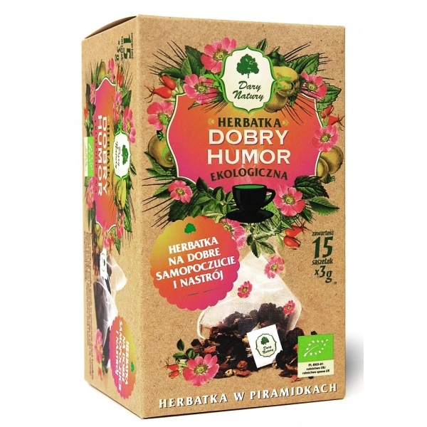 Dary natury herbatka dobry humor piramidki bio (15 x 3 g) 45 g