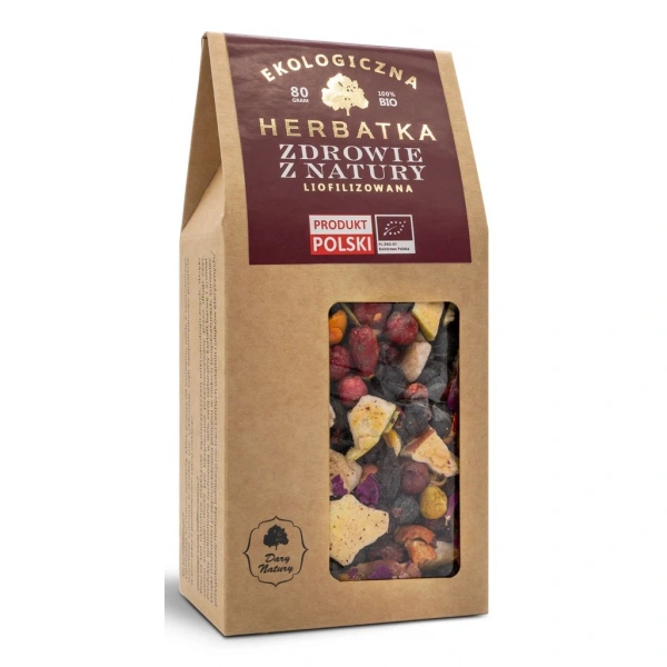 Dary natury herbatka liofilizowana zdrowie z natury bio 80 g