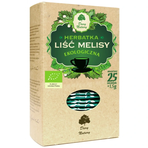 Dary natury herbatka liść melisy bio (25 x 1,5 g) 37,5 g