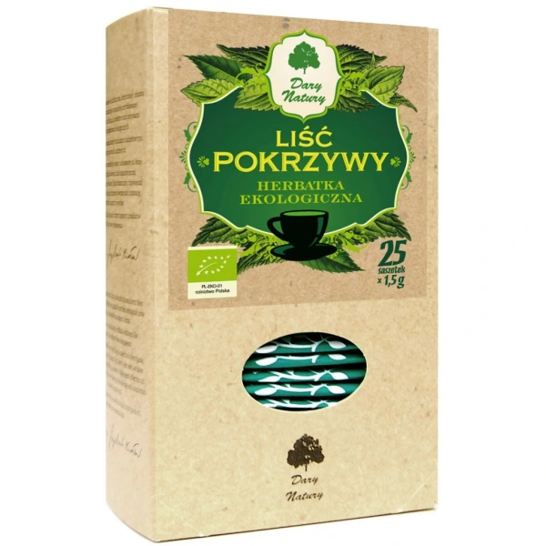 Dary natury herbatka liść pokrzywy bio (25 x 1,5 g) 37,5 g
