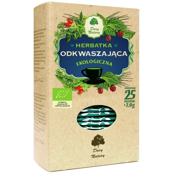 Dary natury herbatka odkwaszająca bio (25 x 2 g) 50 g