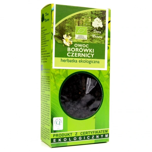 Dary natury herbatka owoc borówki czernicy bio 100 g
