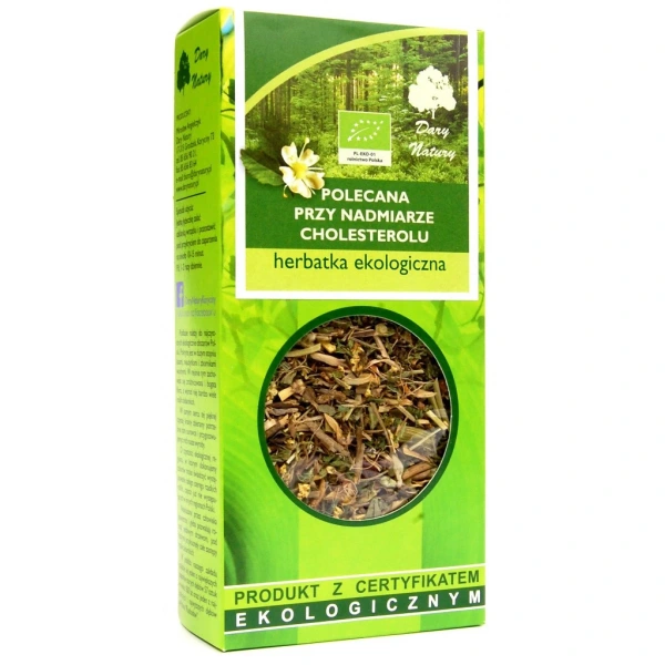 Dary natury herbatka polecana przy nadmiarze cholesterolu bio 50 g