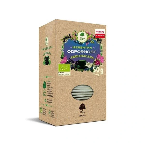 Dary natury herbatka uodparniająca bio (25 x 2 g) 50 g