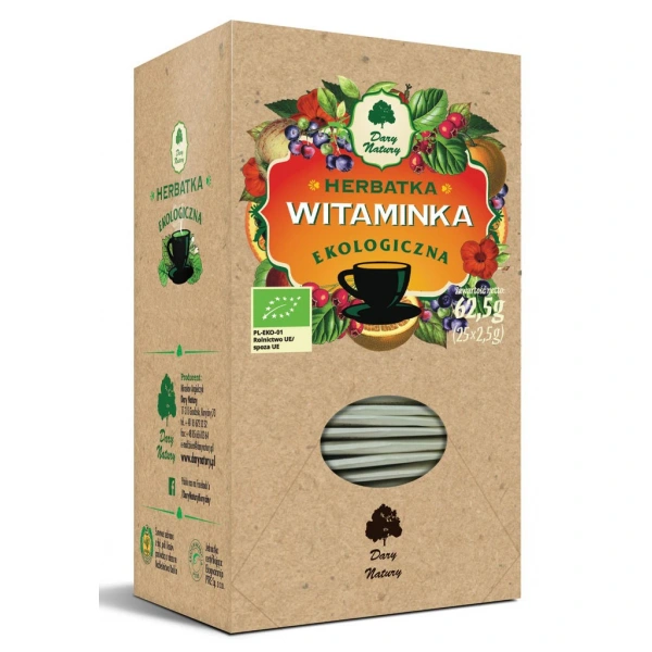 Dary natury herbatka witaminka bio (25 x 2,5 g) 62,5 g