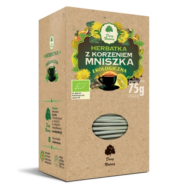 Dary natury herbatka z korzeniem mniszka bio (25 x 3 g) 75 g