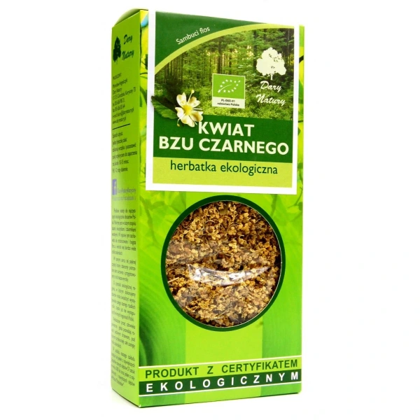 Dary natury herbatka z kwiatu czarnego bzu bio 50 g