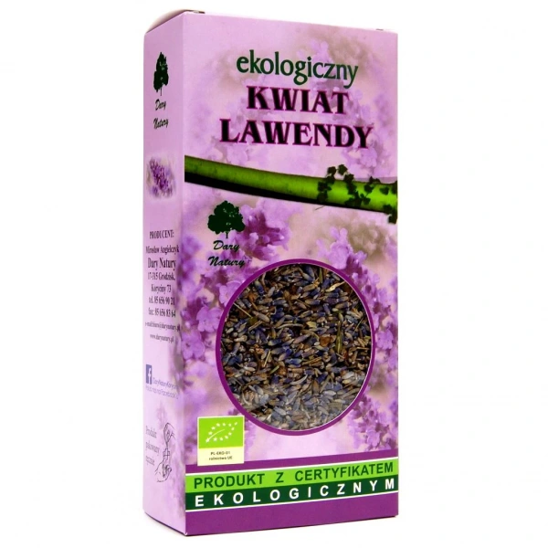 Dary natury herbatka z kwiatu lawendy bio 50 g