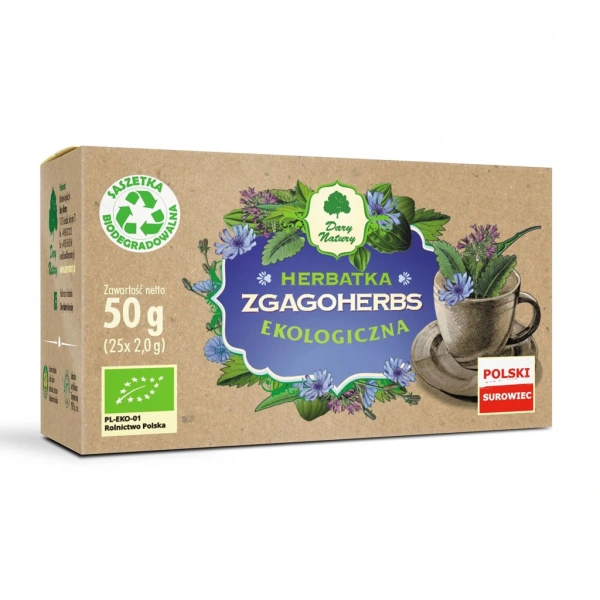 Dary natury herbatka zgagoherbs bio (25 x 2 g) 50 g