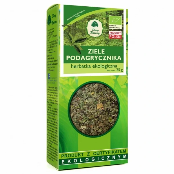 Dary natury herbatka ziele podagrycznika bio 25 g