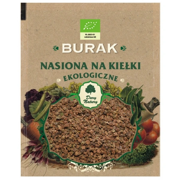 Dary natury nasiona buraka bio na kiełki 30 g