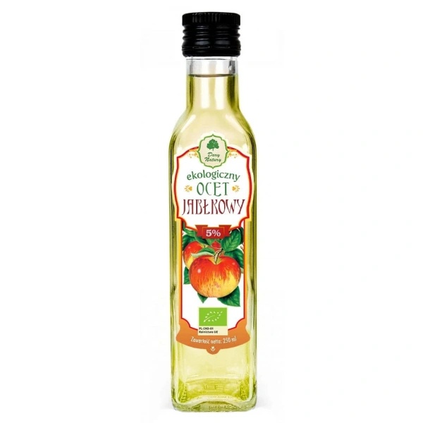 Dary natury ocet jabłkowy 5 % niefiltrowany bio 250 ml