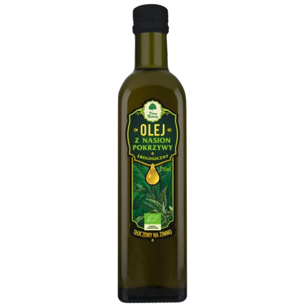 Dary natury olej z nasion pokrzywy tłoczony na zimno bio 250 ml