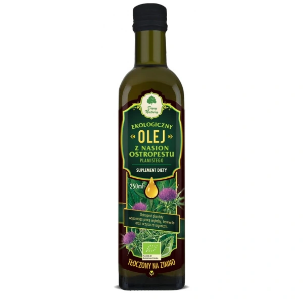 Dary natury olej z ostropestu plamistego tłoczony na zimno bio 250 ml