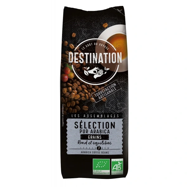 Destination kawa ziarnista arabica 100 % selection bio 250 g