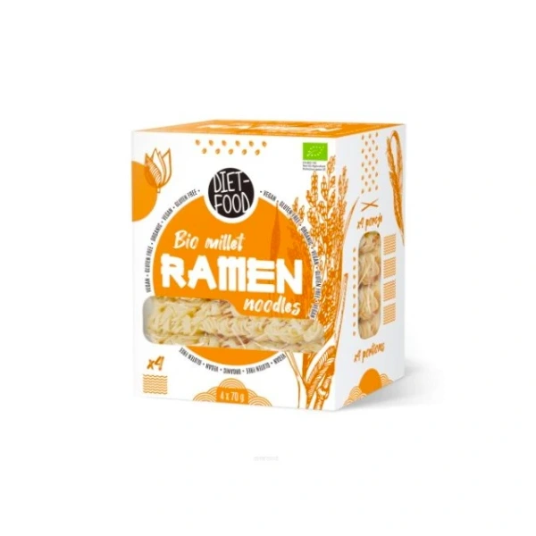 Diet Food BIO Makaron jaglany 100% Ramen 280g