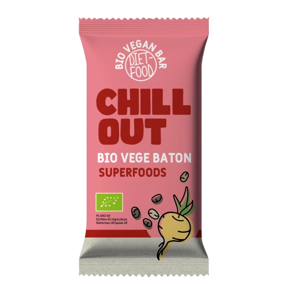 Diet-food baton superfoods chill out bio 35 g  diet