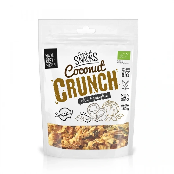 Diet-food crunchy z kokosem, chia i dynią bio 150 g  diet