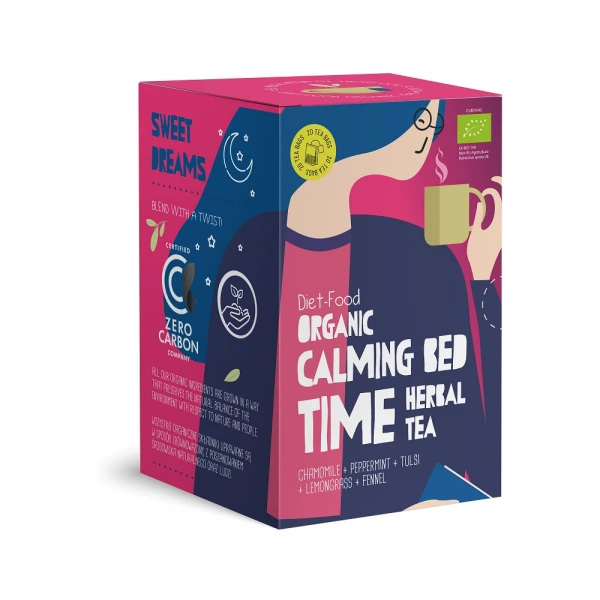 Diet-food herbatka na sen (calming bed time) bio (20 x 1,5 g) 30 g  diet