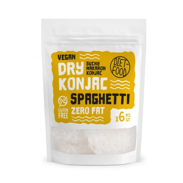 Diet-food makaron suchy (konjac) spaghetti bezglutenowy 150 g  diet