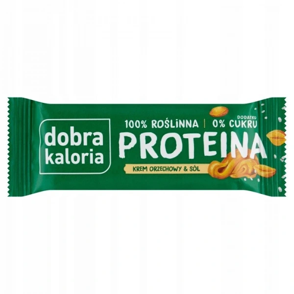 Dobra Kaloria Baton PROTEINA Krem orzechowy & sól 45g