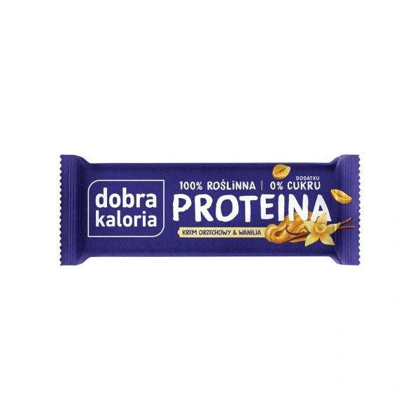 Dobra Kaloria Baton PROTEINA Krem orzechowy & wanilia 45g