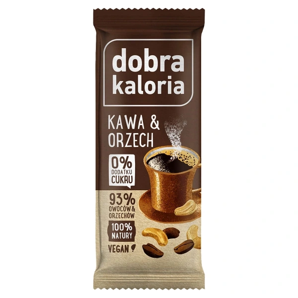 Dobra Kaloria Baton kawa & orzech 35g