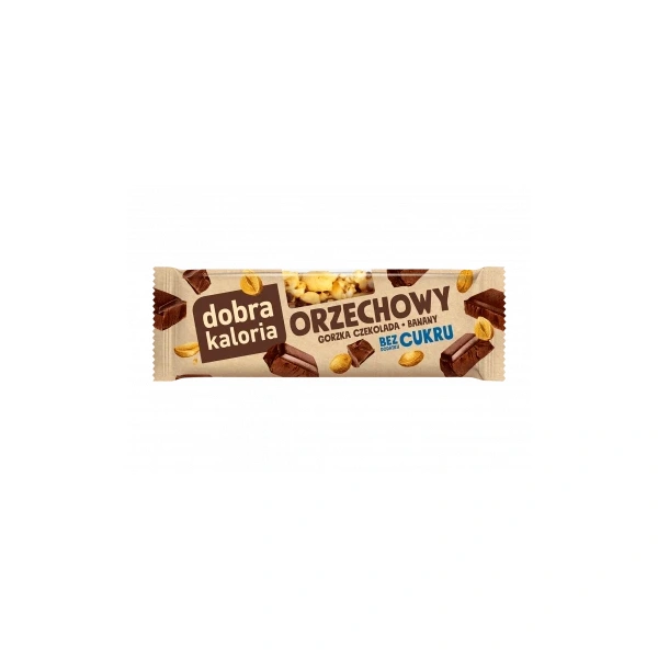 Dobra Kaloria Baton orzechowy gorzka czekolada 30g