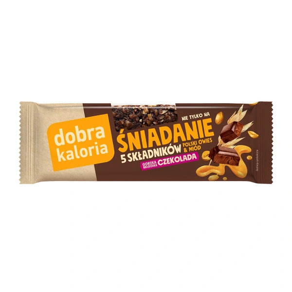 Dobra Kaloria Baton Śniadanie gorzka czekolada owies 40g