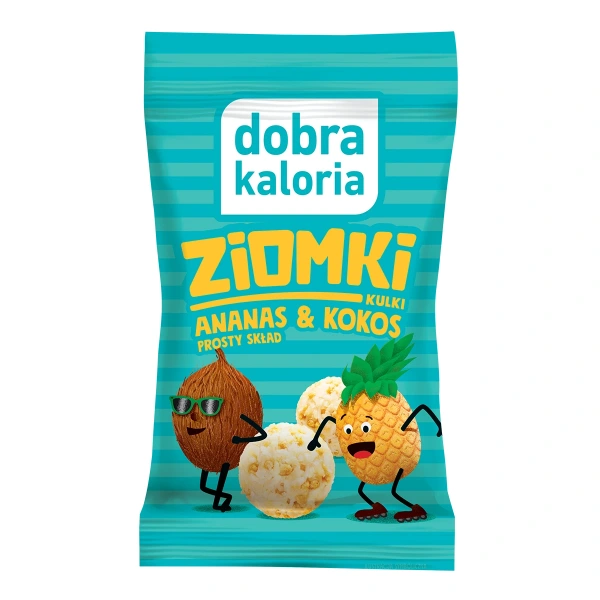 Dobra Kaloria Kulki Ziomki ananas i kokos 24g