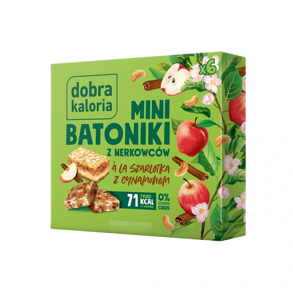 Dobra Kaloria Mini batoniki ala szarlotka z cynamonem 102g