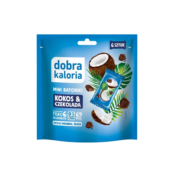 Dobra Kaloria Mini batoniki kokos & czekolada 102 g