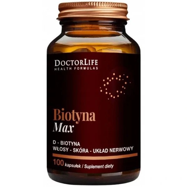 Doctor Life Biotyna Max 100 kapsułek