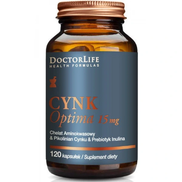 Doctor Life Cynk Optima 15mg 120 kapsułek