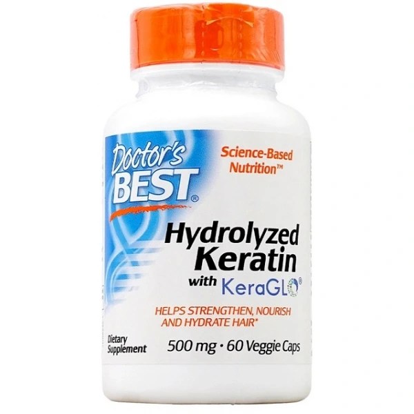 DOCTOR'S BEST Hydrolyzed Keratin 500 mg (60 kaps.)