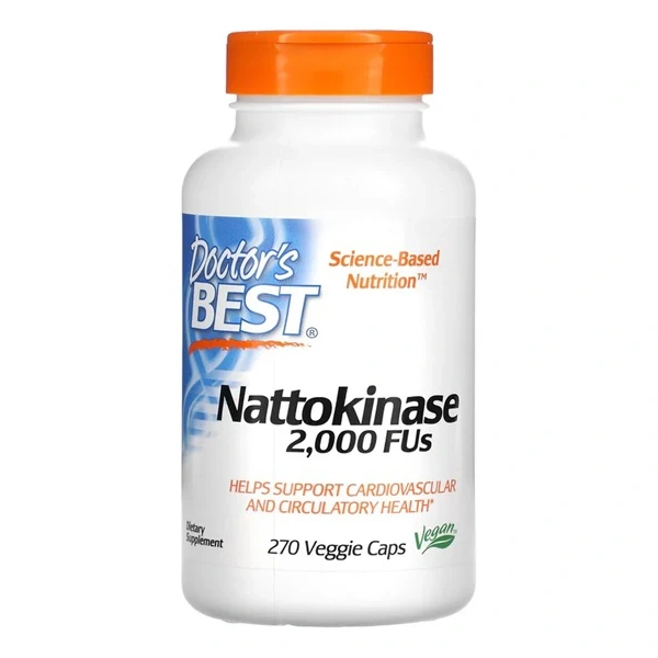 DOCTOR'S BEST Nattokinase 2000 FUs (270 kaps.)