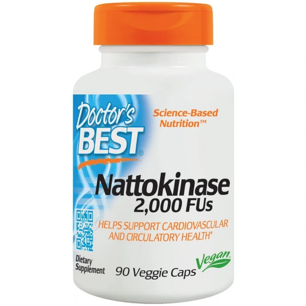 DOCTOR'S BEST Nattokinase 2000 FUs (90 kaps.)