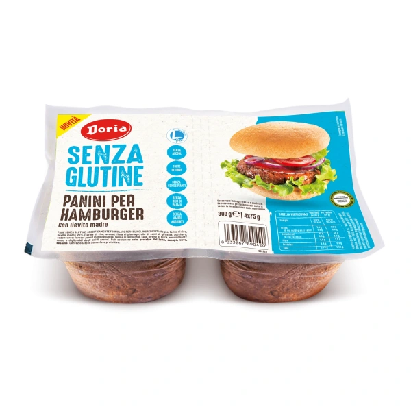 Doria bułki do hamburgerów bezglutenowe (4 x 75 g) 300 g