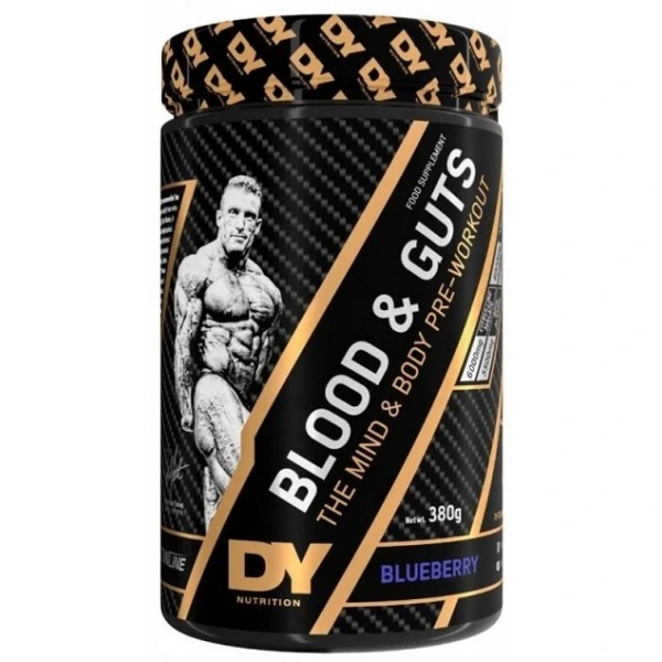 Dorian Yates Blood and Guts Pre-Workout 380 g  o smaku borówkowym