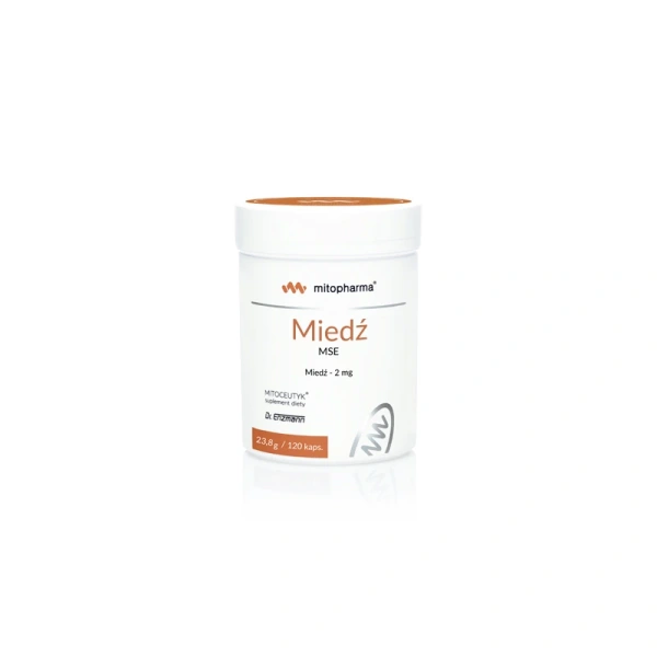 Dr. Enzmann MSE Miedź /diglicynian miedzi/ 2 mg (120 kaps.)