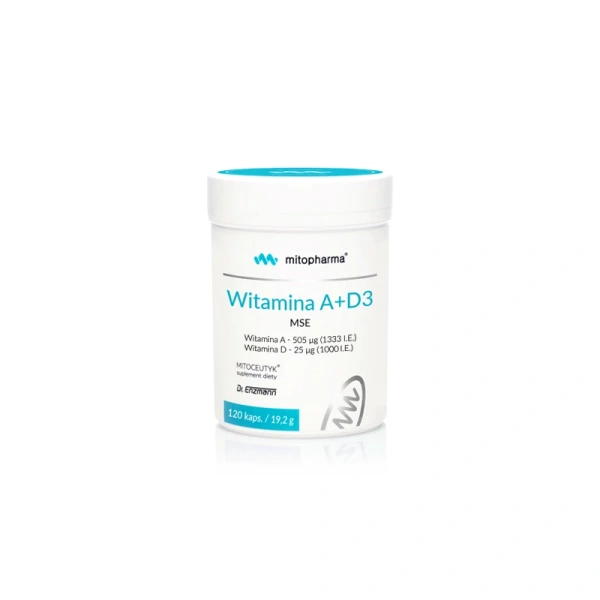 Dr. Enzmann MSE Witamina A + D3 (120 kaps.)