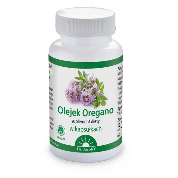 Dr. Jacob's Olejek Oregano 60 kapsułek