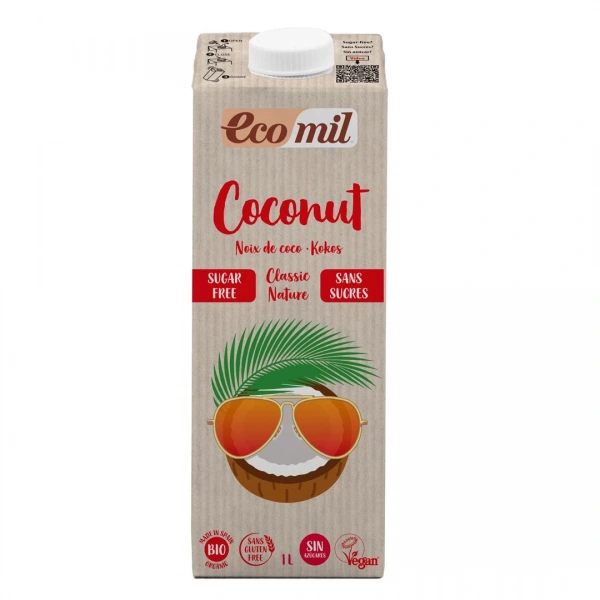 ECOMIL Napój kokosowy Classic bez cukru BIO 1 l